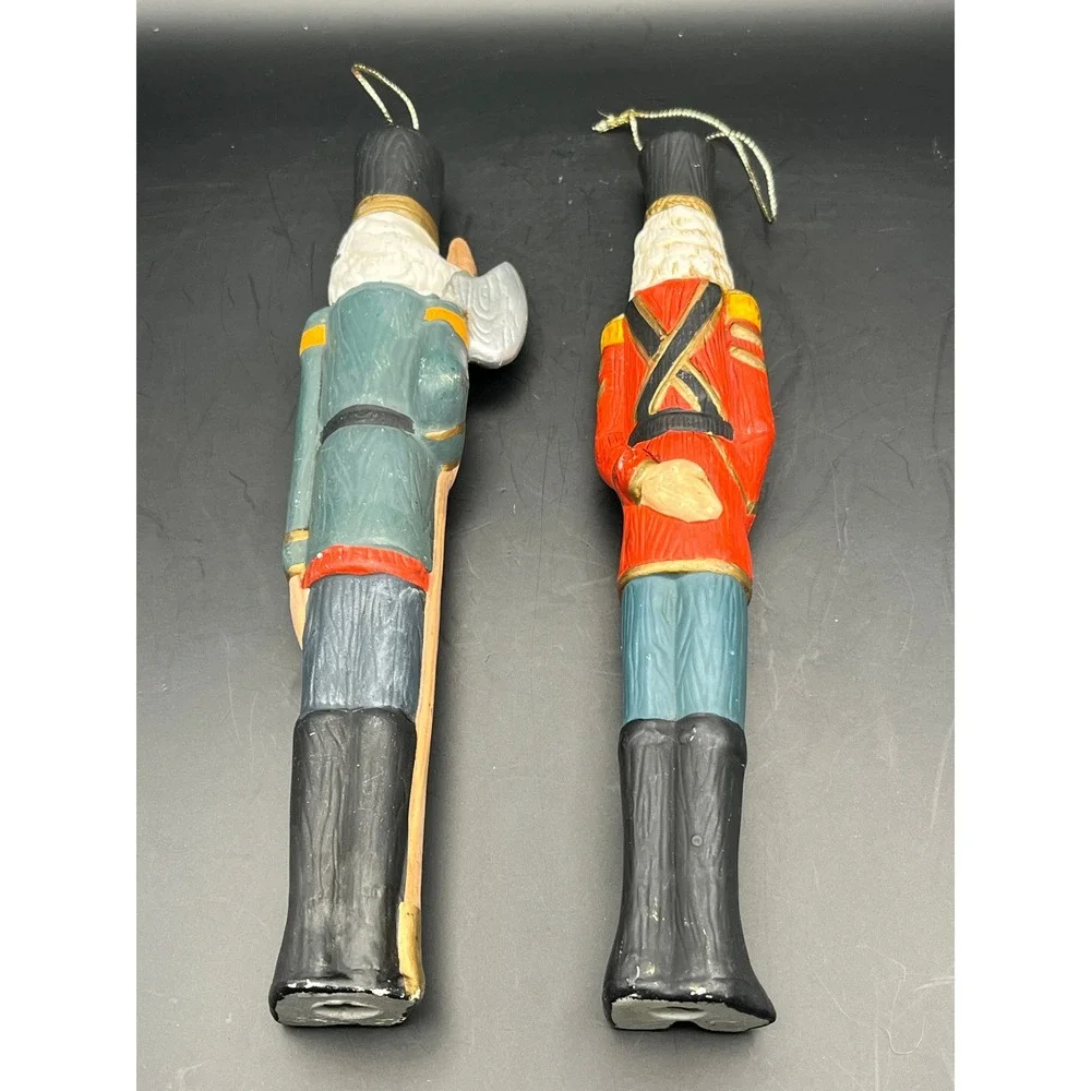 Vintage Christmas Nutcracker Soldier Ornaments Set Holiday Decor 8